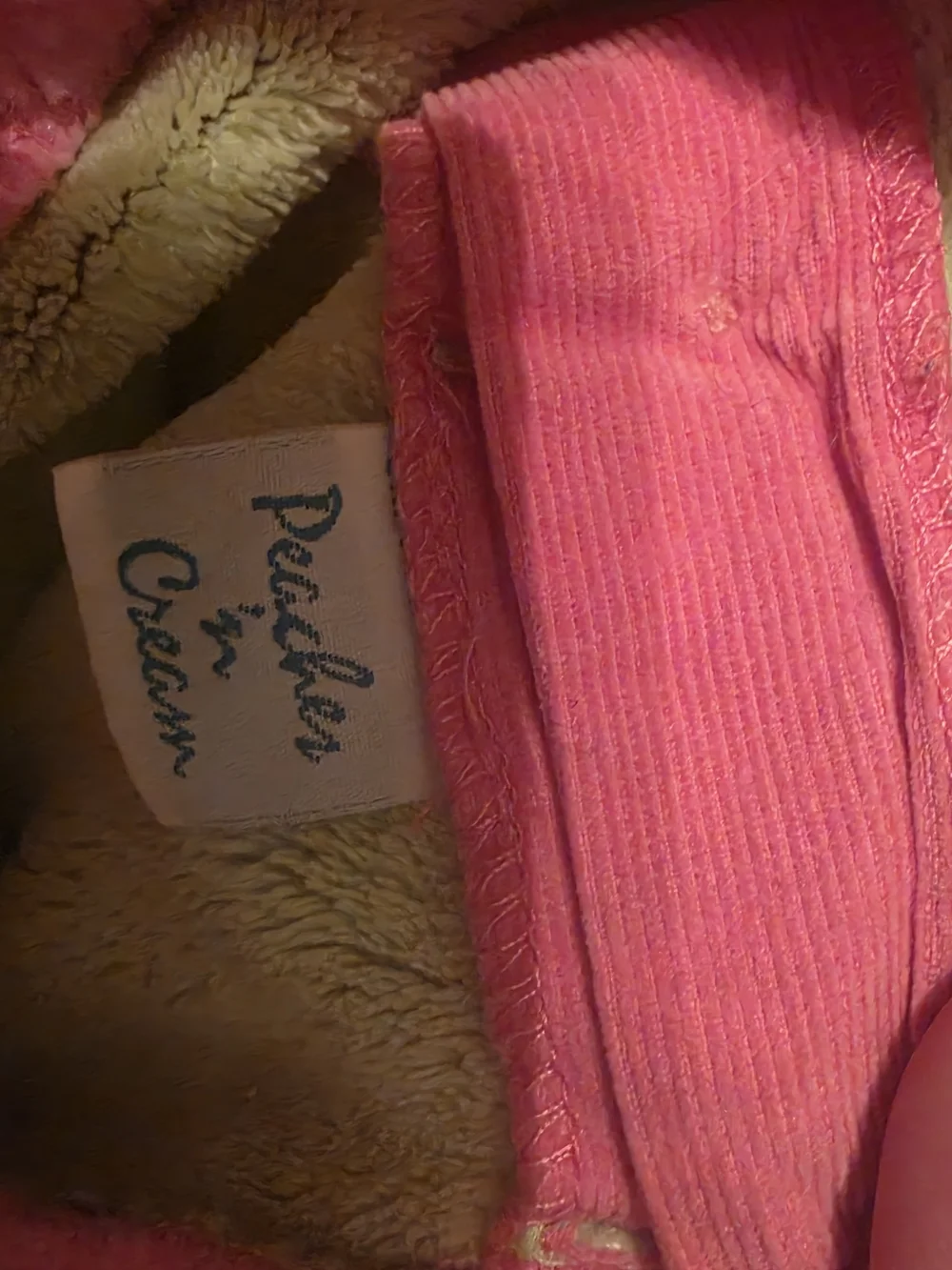 Peaches And Cream soft fleece